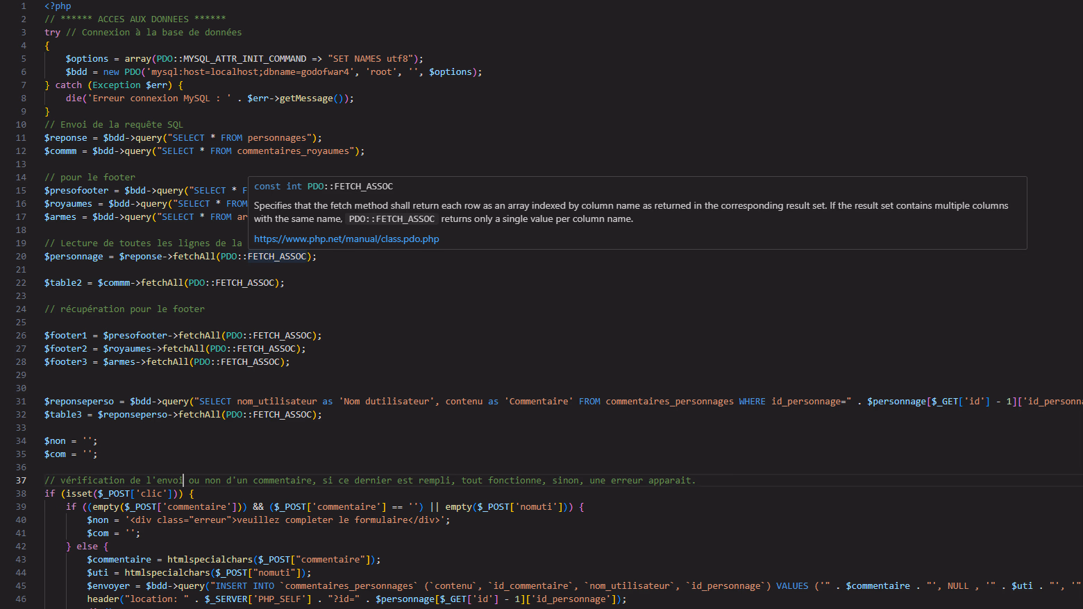 image de mon projet personnel