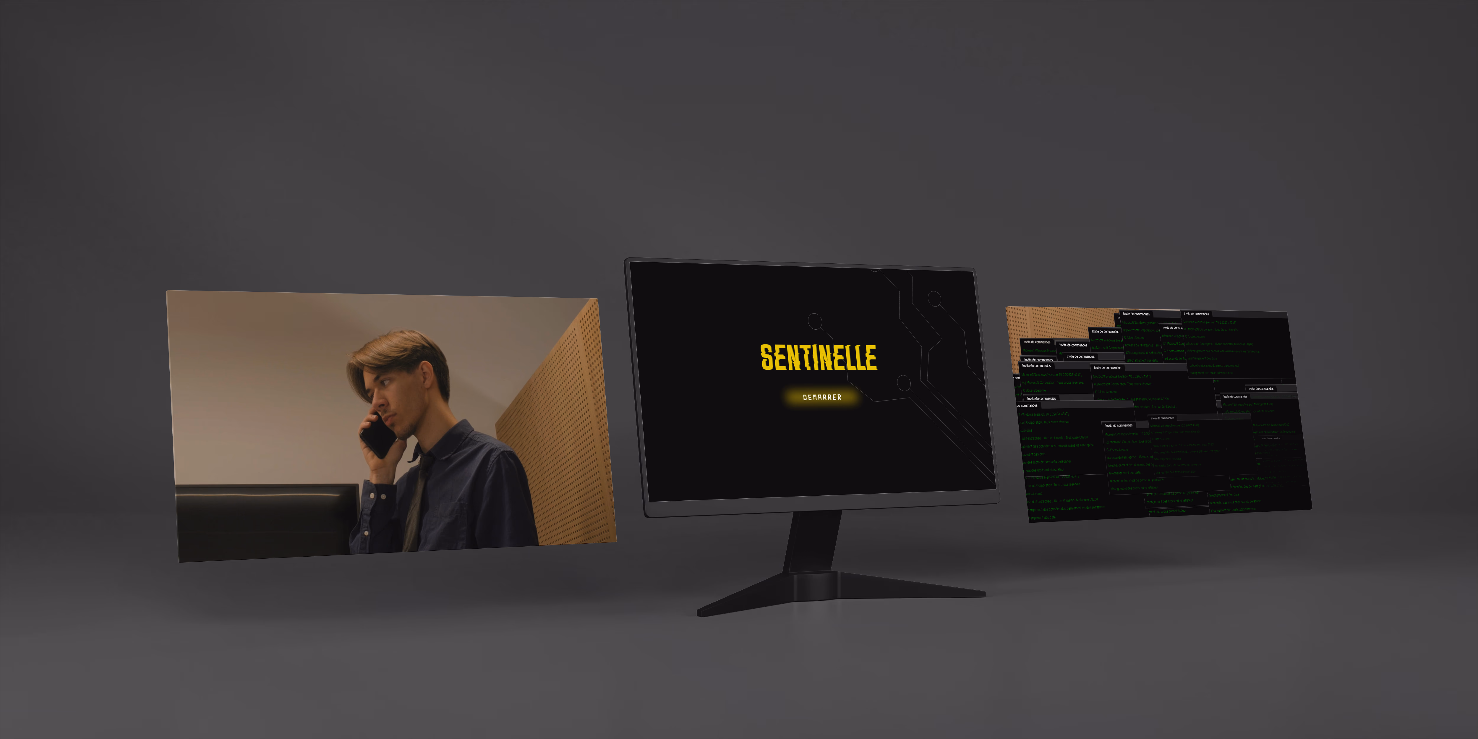 illustration du projet : Film interactif pour l'antivirus Sentinelle.